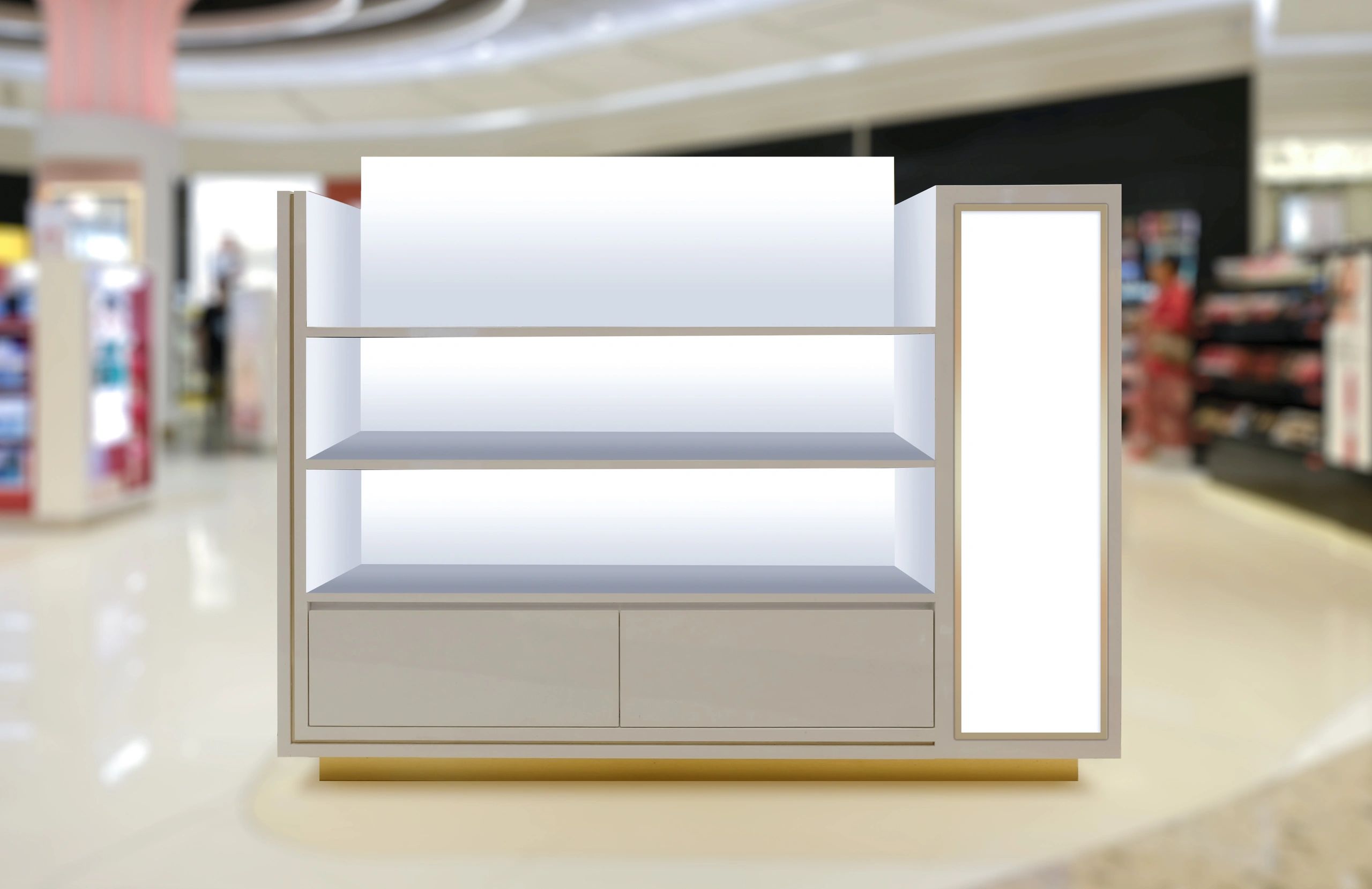 Retail digital signage display inside a store